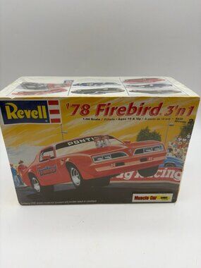 REVELL MONOGRAM 3' n 1 ‘78 PONTIAC FIREBIRD 1:24 SCALE #85-2343 Sealed In Box